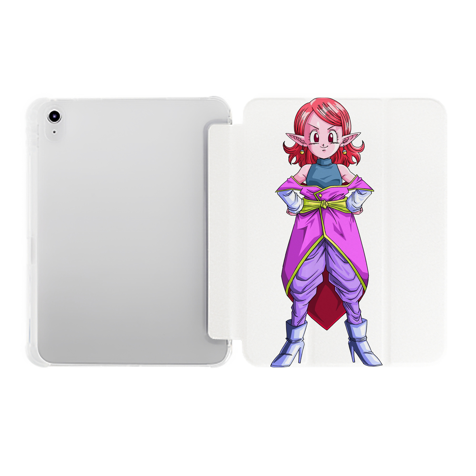 （画像用） ドラゴンボール DRAGON BALL IPad ケース ペン収納付き 三つ折りスタンド PUレザー×シリコン 対応機種9.5/10.5/10.9インチ